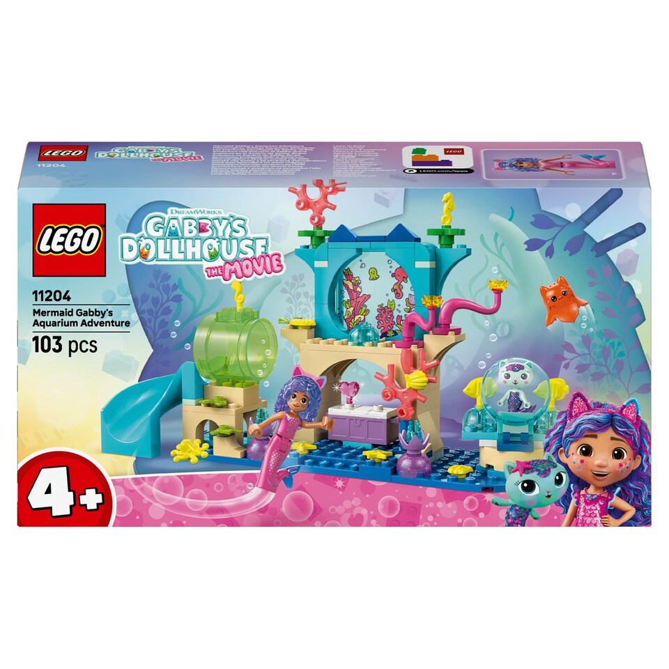 Obrázek 1 pro produkt LEGO Gábinin kouzelný domek 11204 Dobrodružství v akváriu mořské víly Gábi