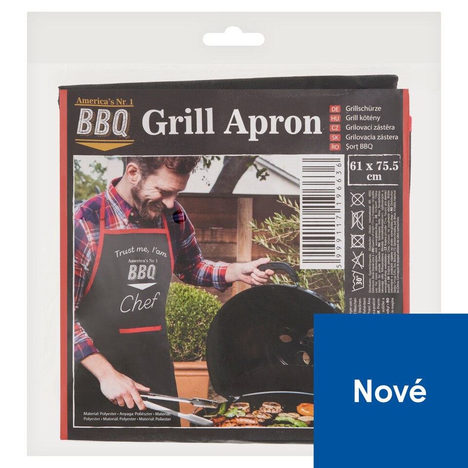 BBQ Grilovací zástěra 61 x 75,5 cm