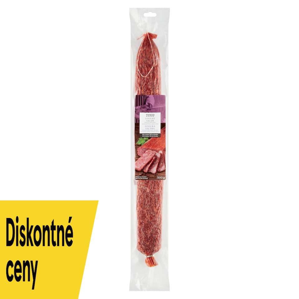 Tesco Lovecká saláma 500 g