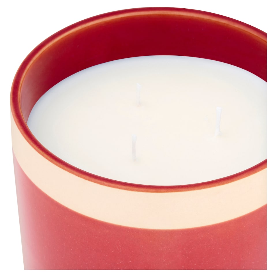 image 1 of F&F Home In the Garden Frosted Cranberry Large Candle 600g