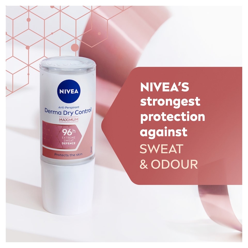 image 1 of NIVEA Derma Dry Control Antiperspirant Roll-On 50ml
