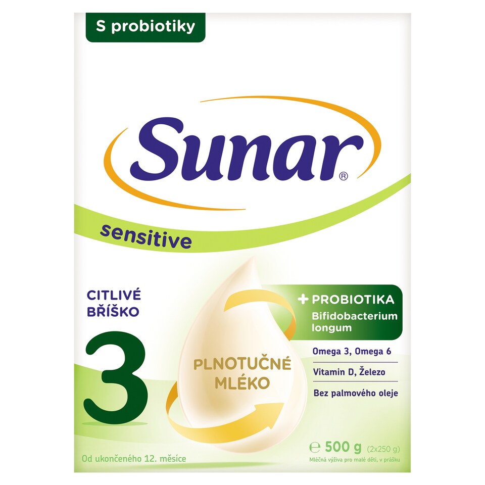 image 1 of Sunar Sensitive 3 Infant Formula in Powder 2 x 250 g (500 g)
