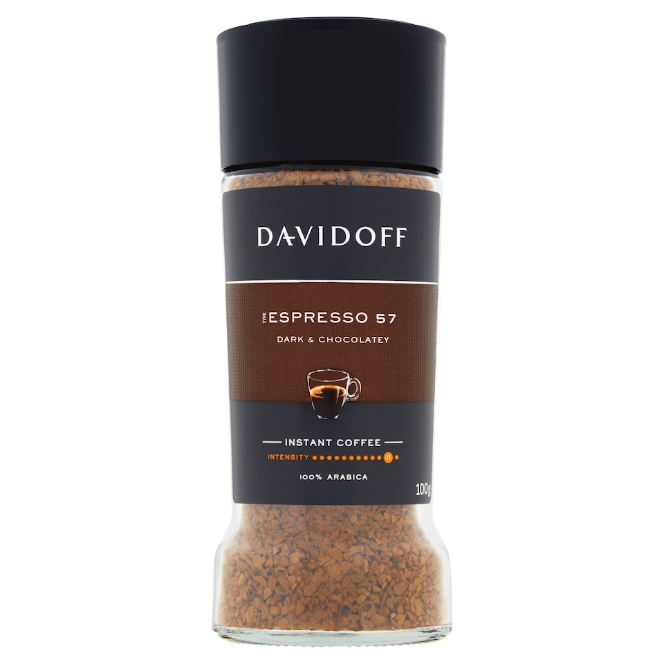 Obrázek 1 pro produkt Davidoff Espresso 57 Dark & Chocolatey instantní káva 100g 