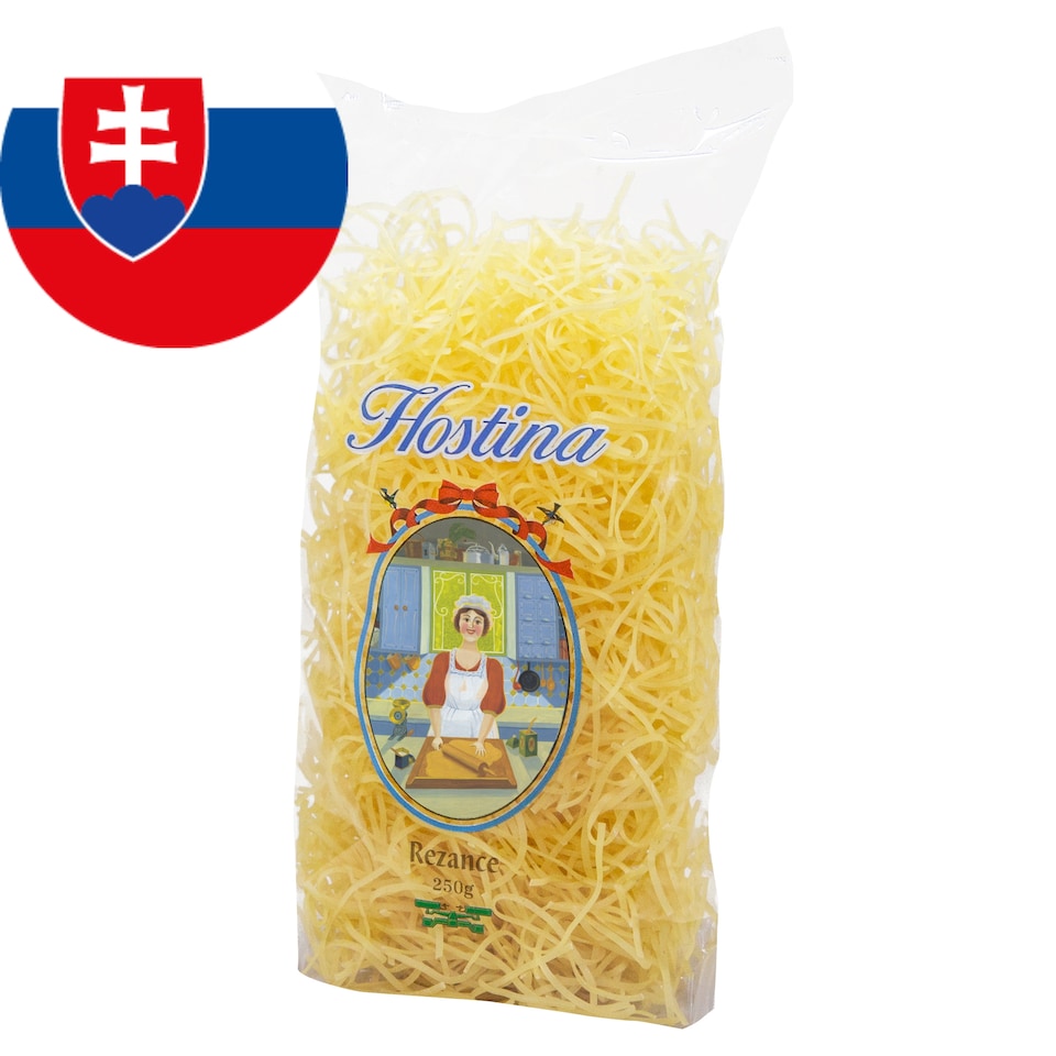 Hostina Rezance dvojvaječné pšeničné cestoviny sušené 250 g