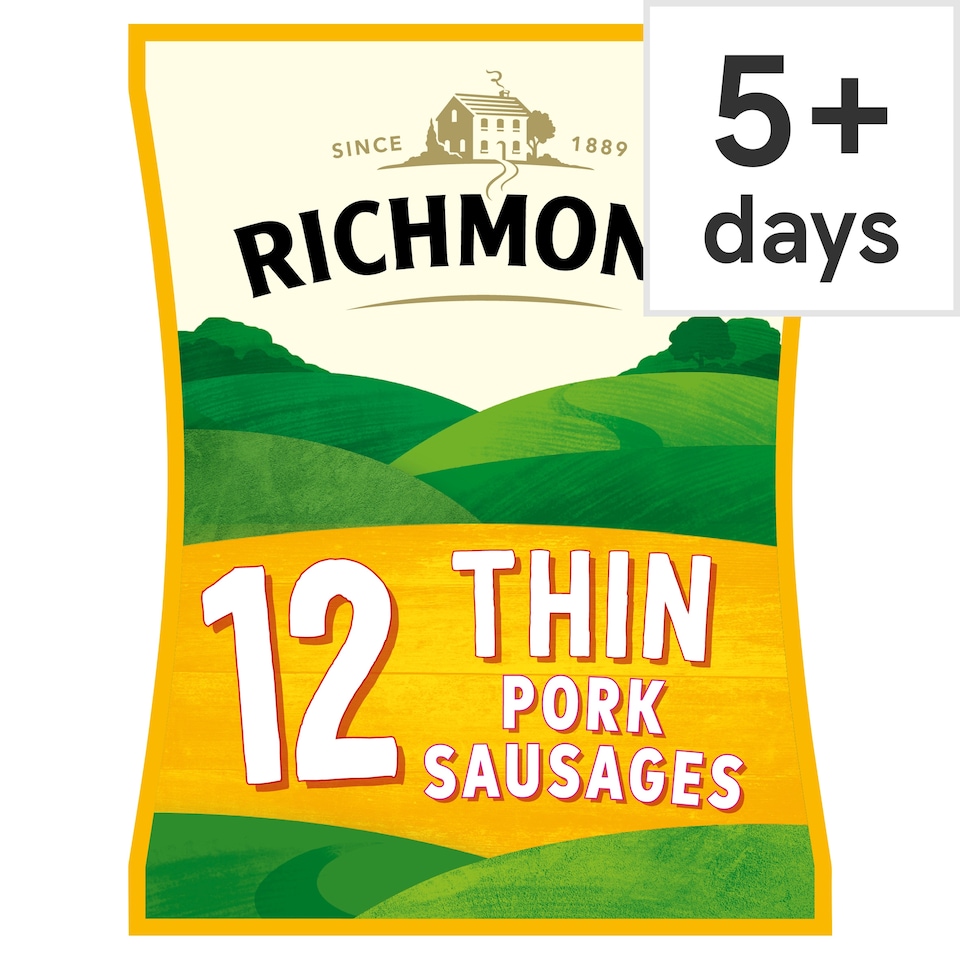 Richmond Thin Pork Sausages 12 Pack 340g