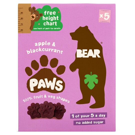 Bear Fruit Paws Jungle 5 X 20 G