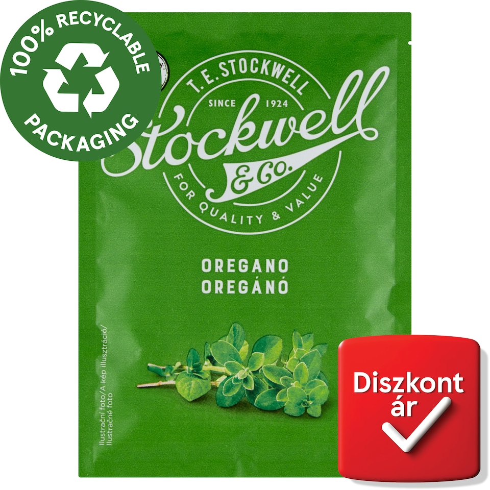 Stockwell & Co. szárított, morzsolt oregánó 10 g