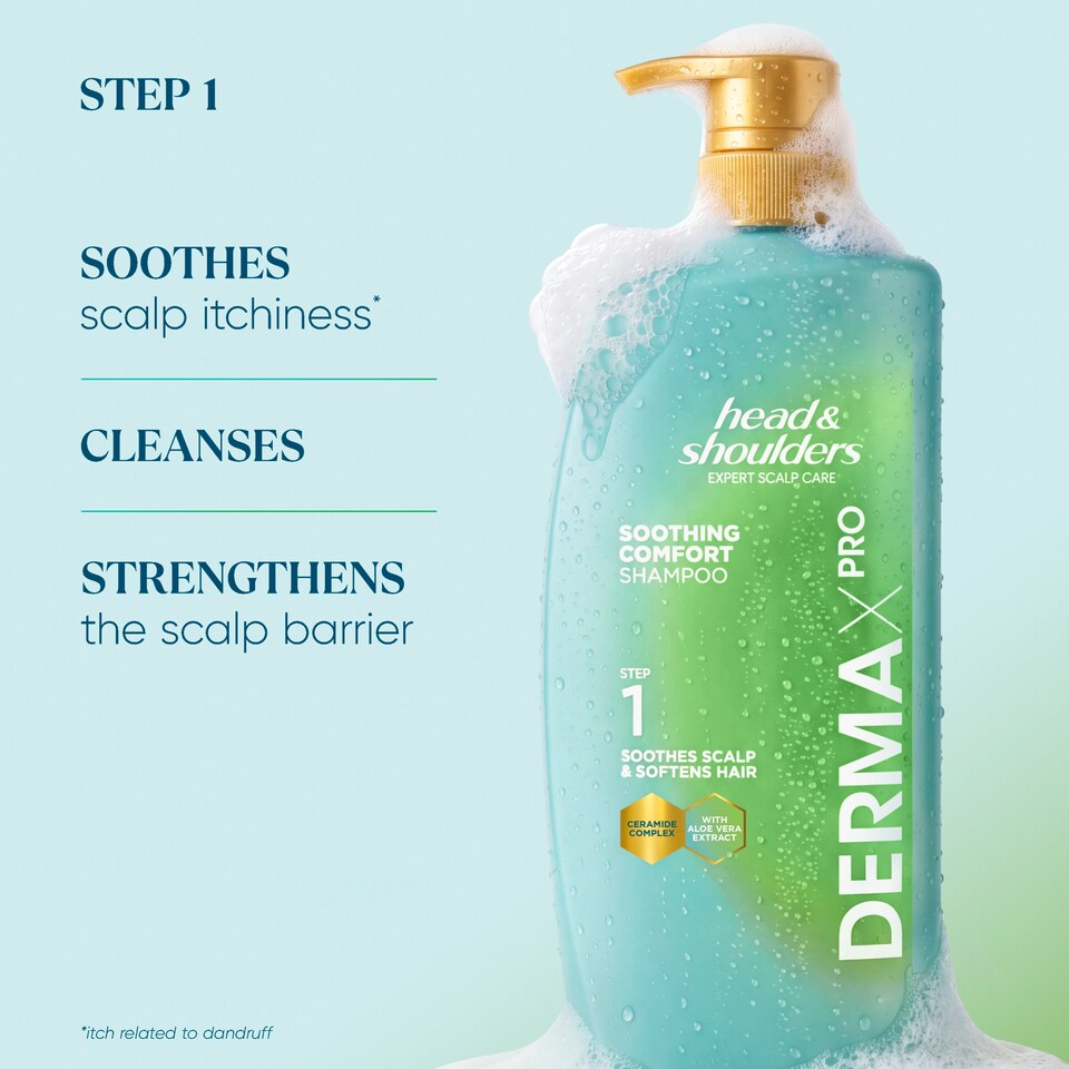 image 1 of HEAD & SHOULDERS DERMAXPRO SCALP CARE SOOTHING COMFORT ANTI-DANDRUFF XXL Shampoo 800ML