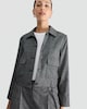 image 1 of F&F Check Cropped Jacket in Black