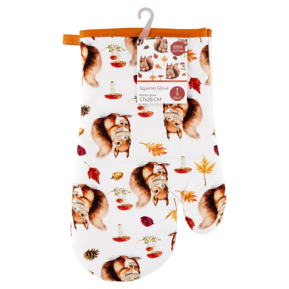 Squirrel Kitchen Glove 17 cm x 28 cm