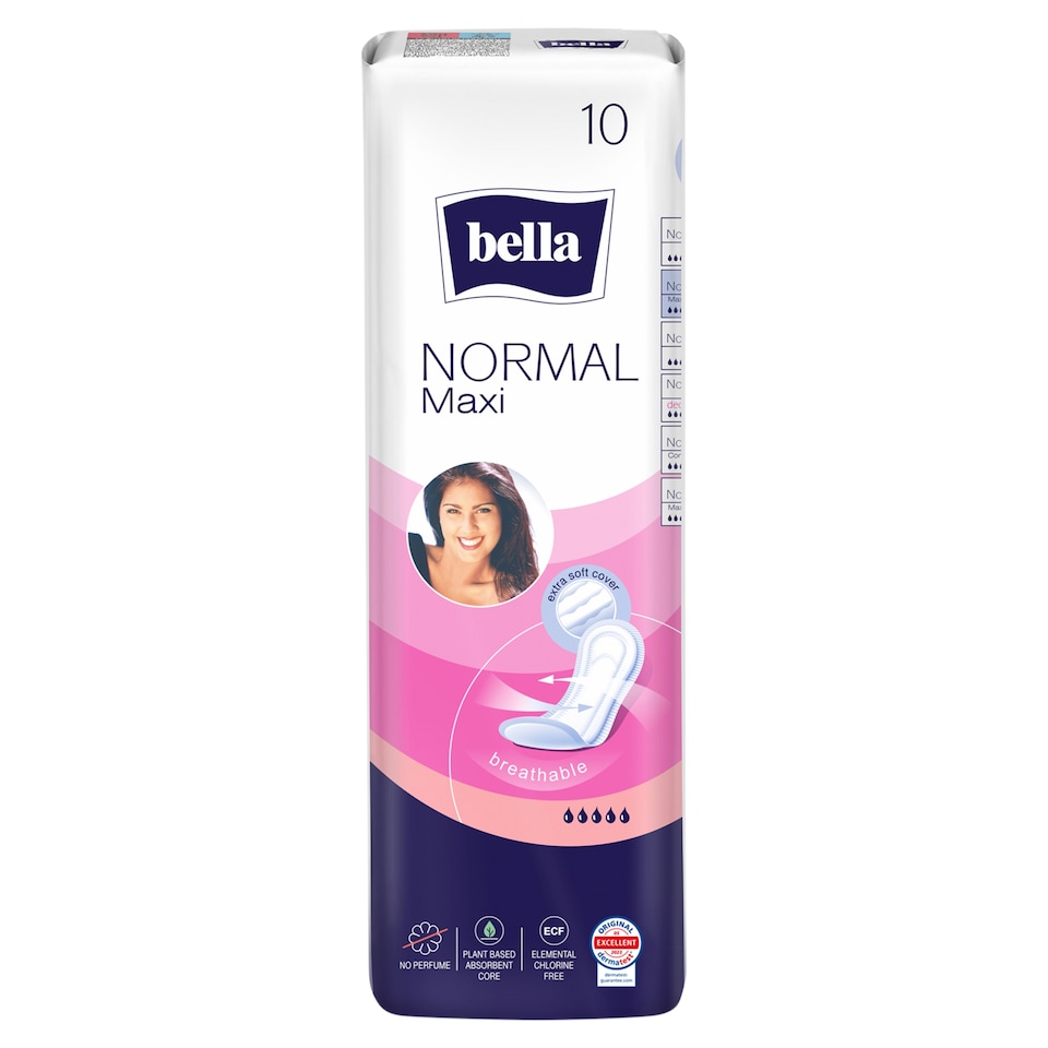Bella Normal Maxi Sanitary Pads 10 pcs