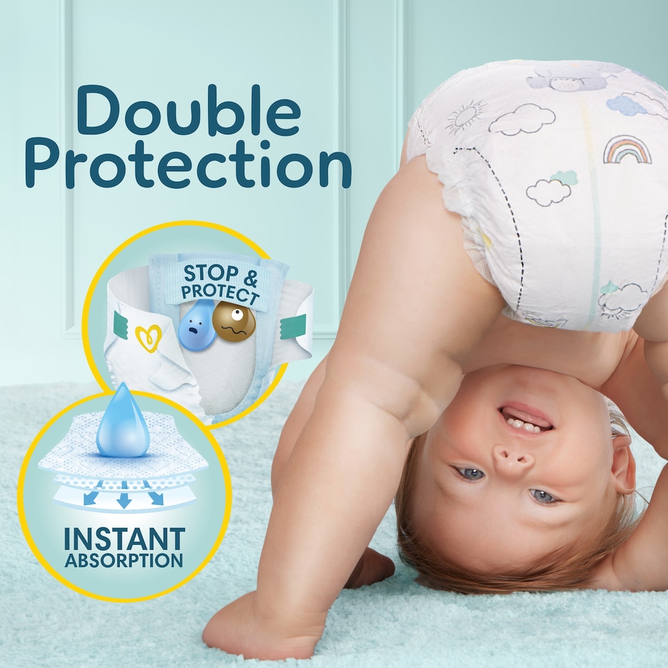 image 1 of Pampers Premium Protection New Baby Size 3 40 Nappies
