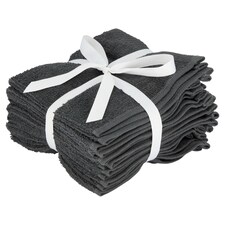 Tesco Dark Grey Antimicrobial Hot Cloths 7Pk