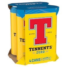 Tennent's Zero Lager 4X440ml