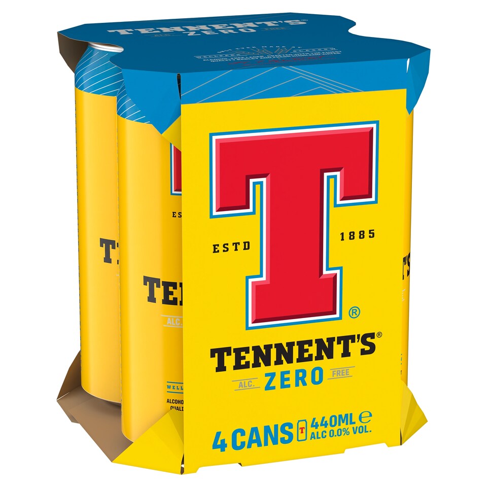 Tennent's Zero Lager 4X440ml