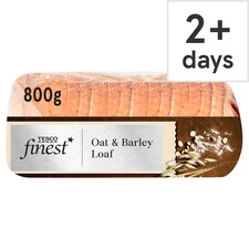 Tesco Finest Oat & Barley Sliced White Bread Loaf 800g