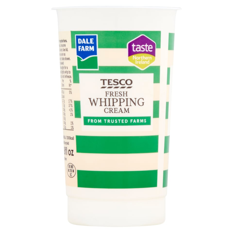 Tesco Fresh Whipping Cream 250Ml