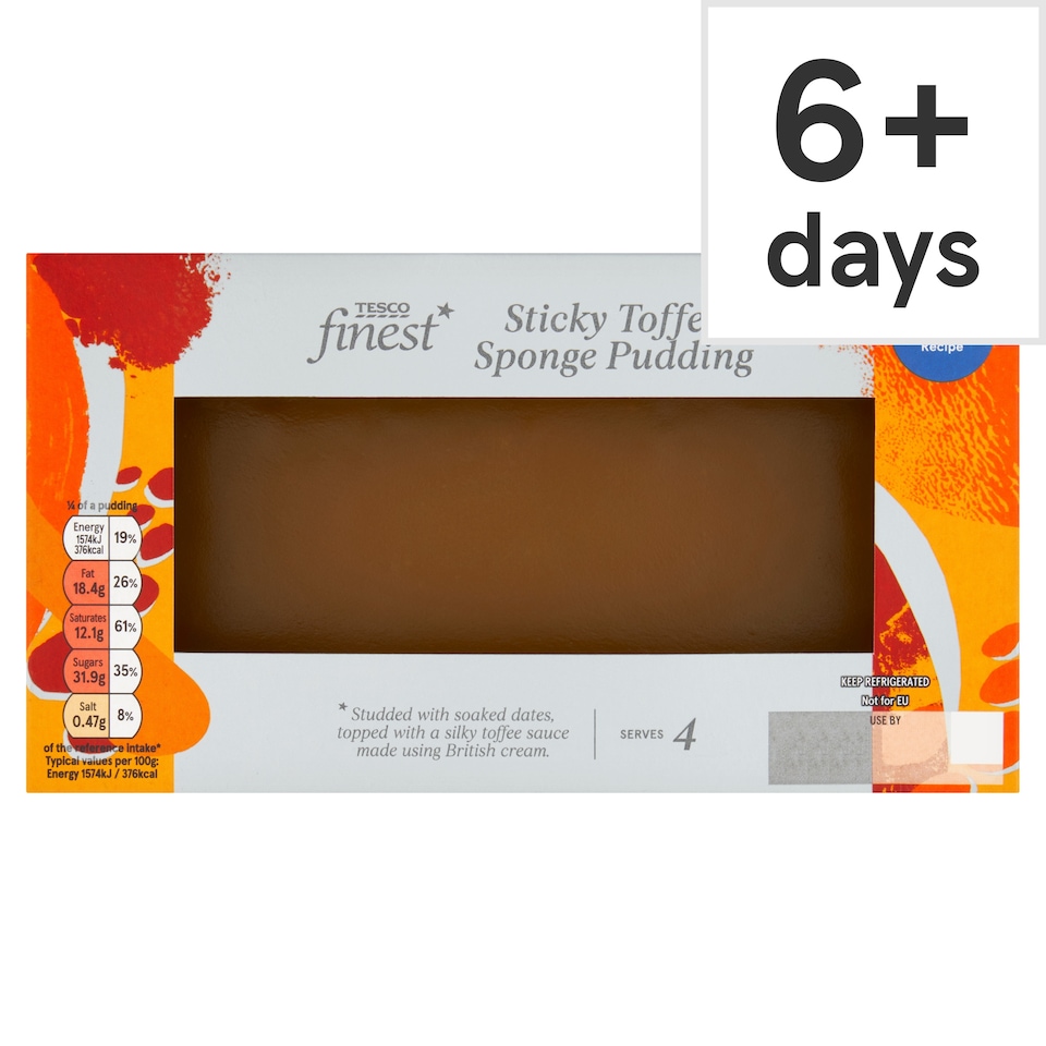 Tesco Finest Sticky Toffee Pudding 400 g