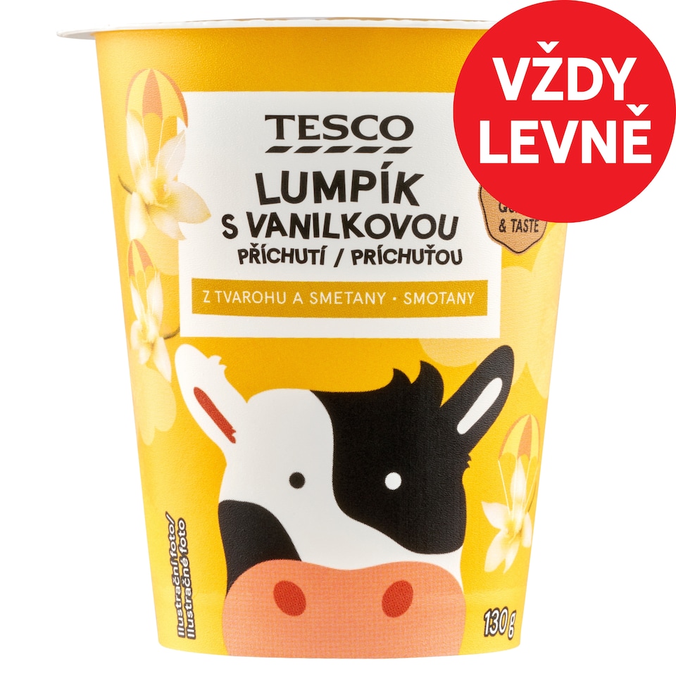 Tesco Lumpík s vanilkovou příchutí 130g