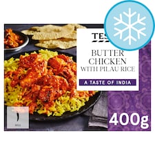 Tesco Butter Chicken Curry With Pilau Rice 400G