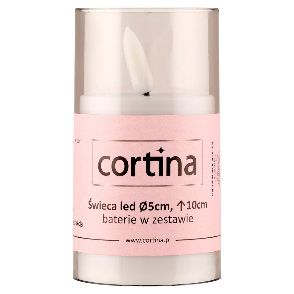 Cortina LED gyertya Ø 5 cm, 10 cm