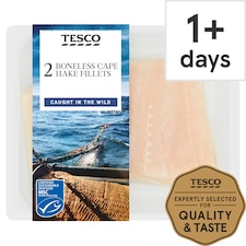 Tesco 2 Cape Hake Fillets 240G