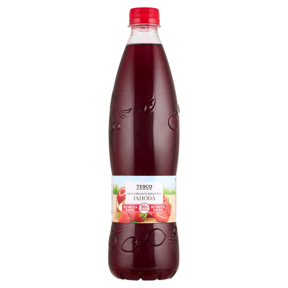 Tesco Strawberry Flavored Syrup 700ml