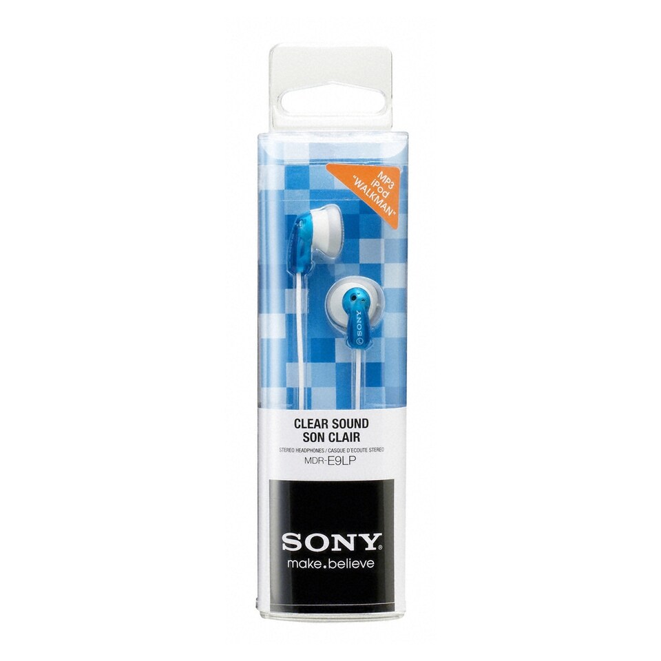 image 1 of Sony MDR-E9LP Wired In Ear Headphones Blue