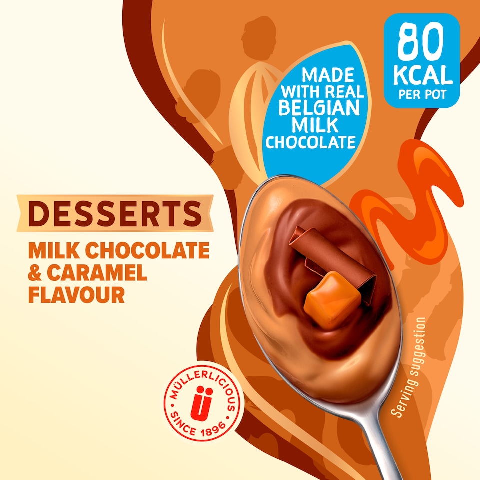 image 1 of Mullerlight Dessert Layers Chocolate Caramel 4x90g