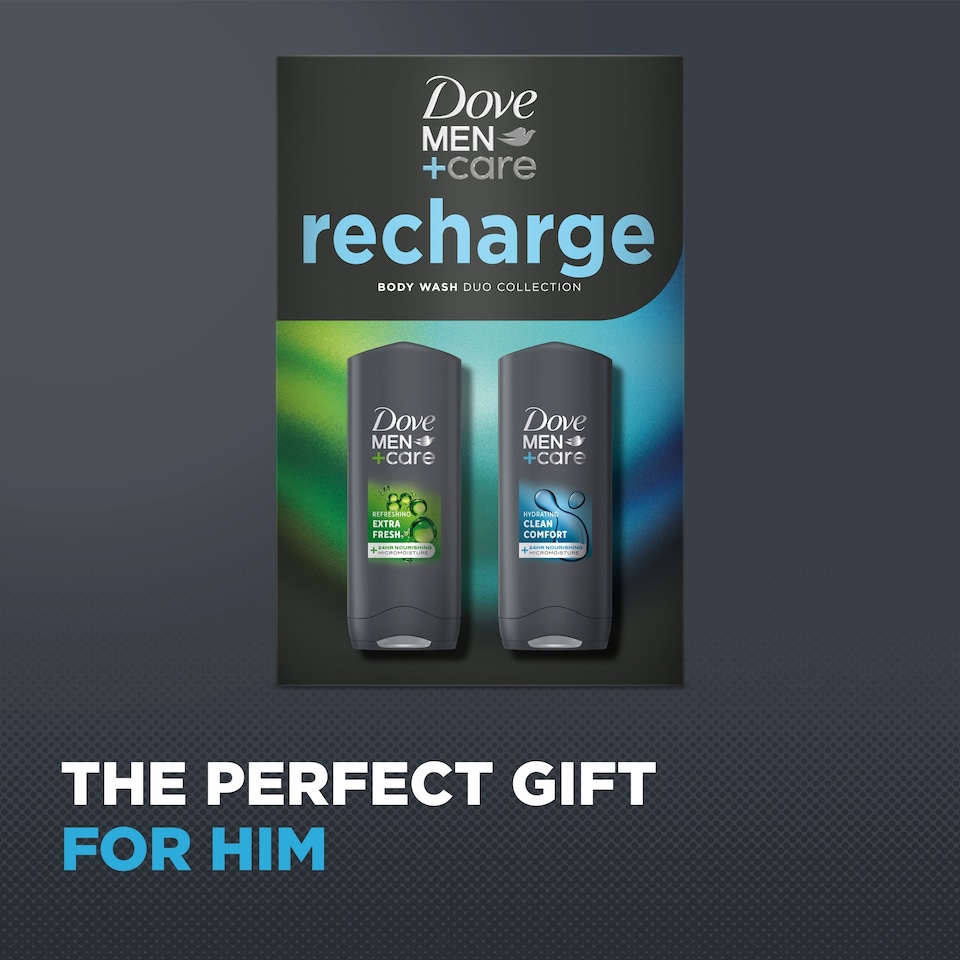 image 1 of Dove Men Recharge Bodywash Duo Collection Giftset