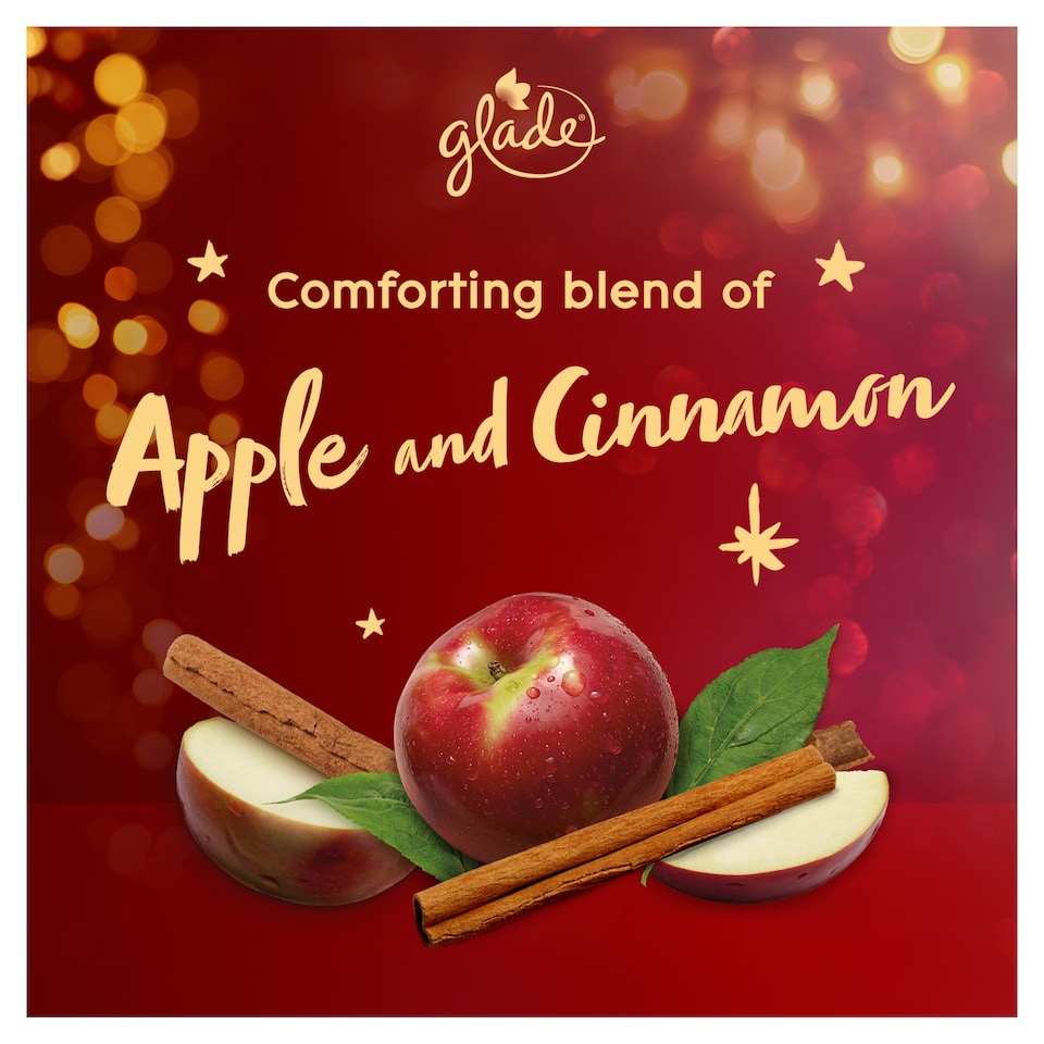 image 1 of Glade Candle Warm Apple Pie 120g