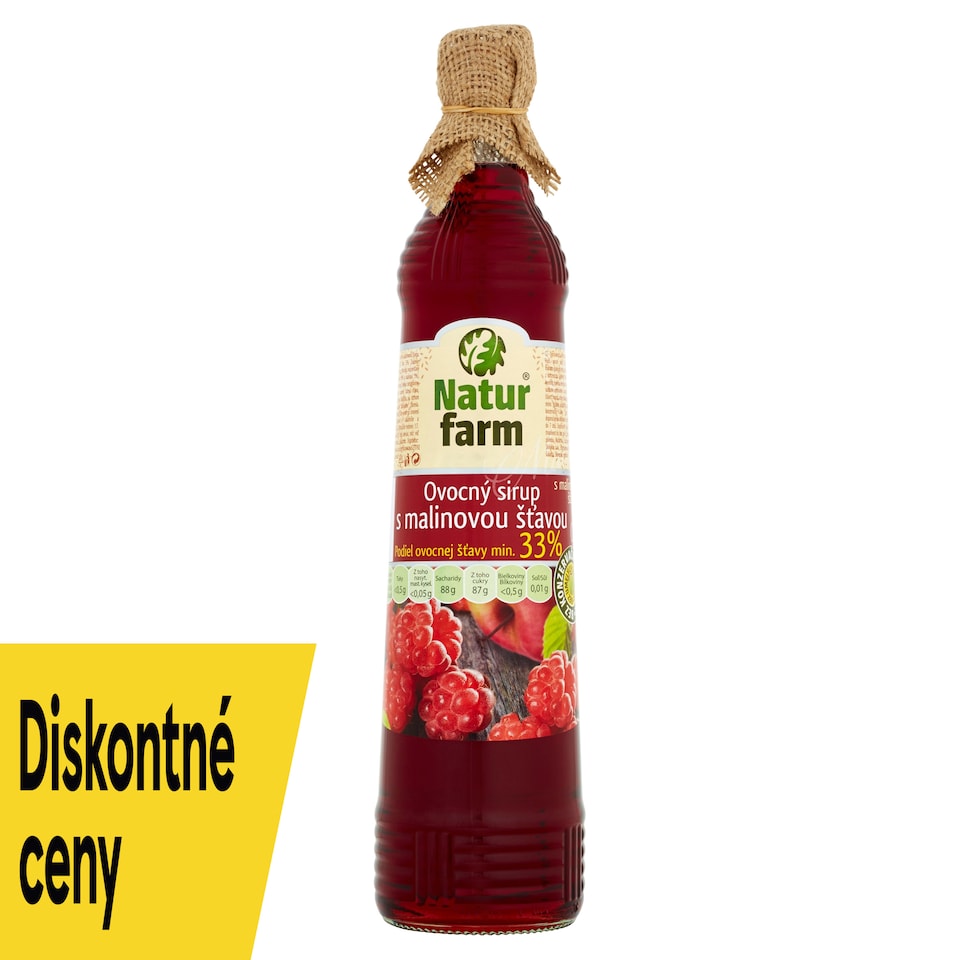 Natur Farm Fruit Syrup with Raspberry Flavour 0.7 L