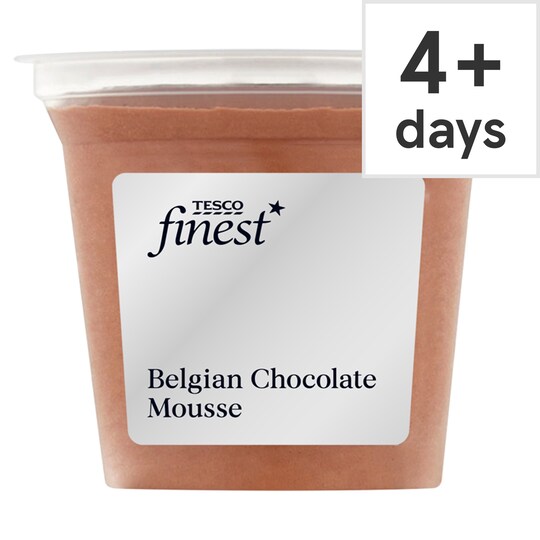 Tesco Finest Belgian Chocolate Mousse 100G Tesco Groceries