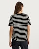 image 4 of F&F Pure Cotton Striped Short Sleeved T-Shirt in Multi Brown