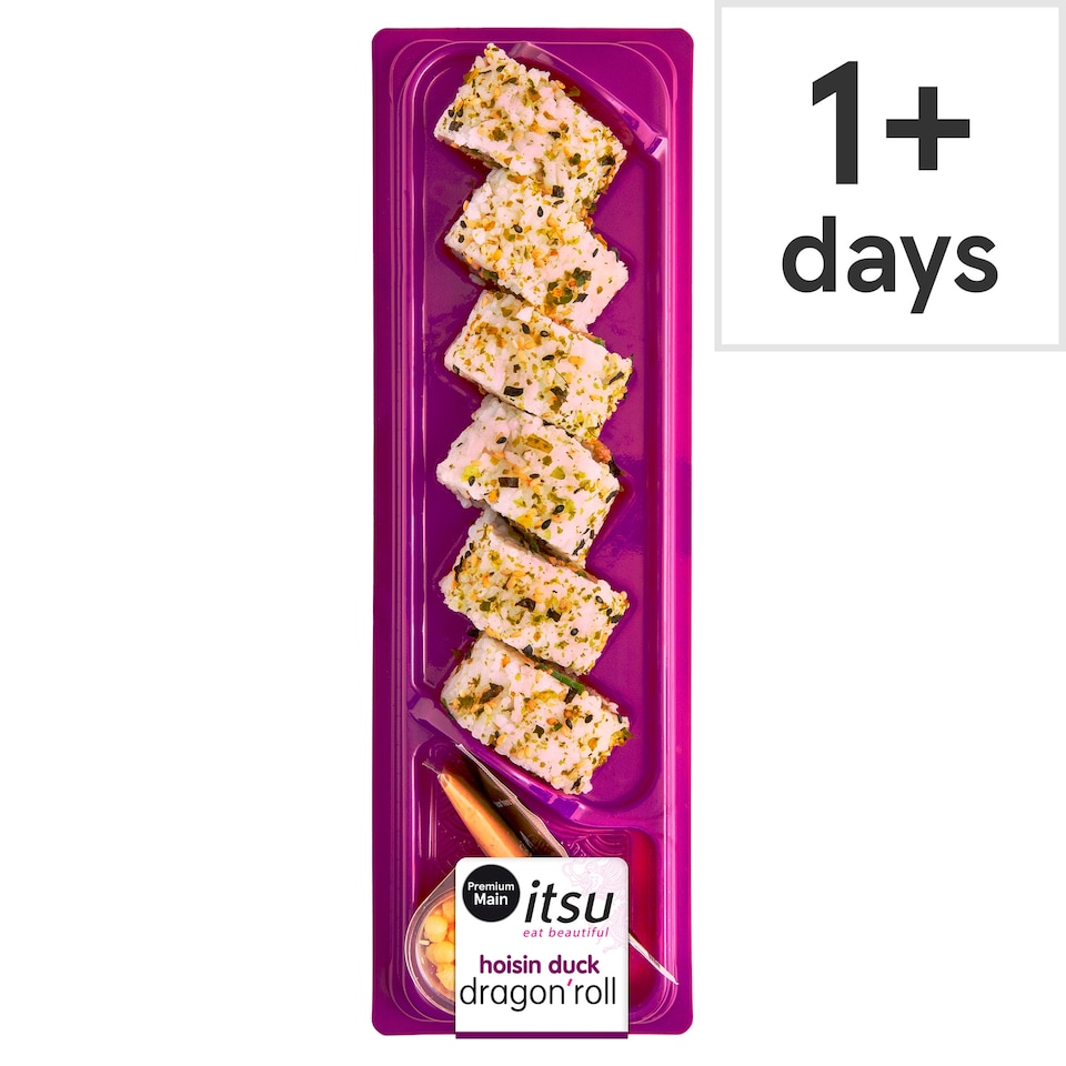 itsu hoisin duck dragon roll 203g