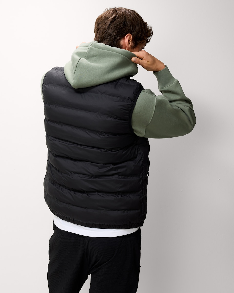image 1 of F&F Active OUTDOOR Lightweight Warmth Thermal Gilet in Black
