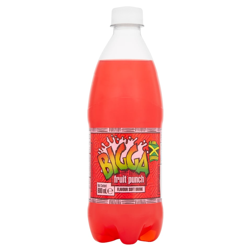 Bigga Fruit Punch Soft Drink 600Ml