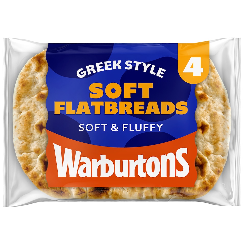 Warburtons 4 Soft Flatbreads