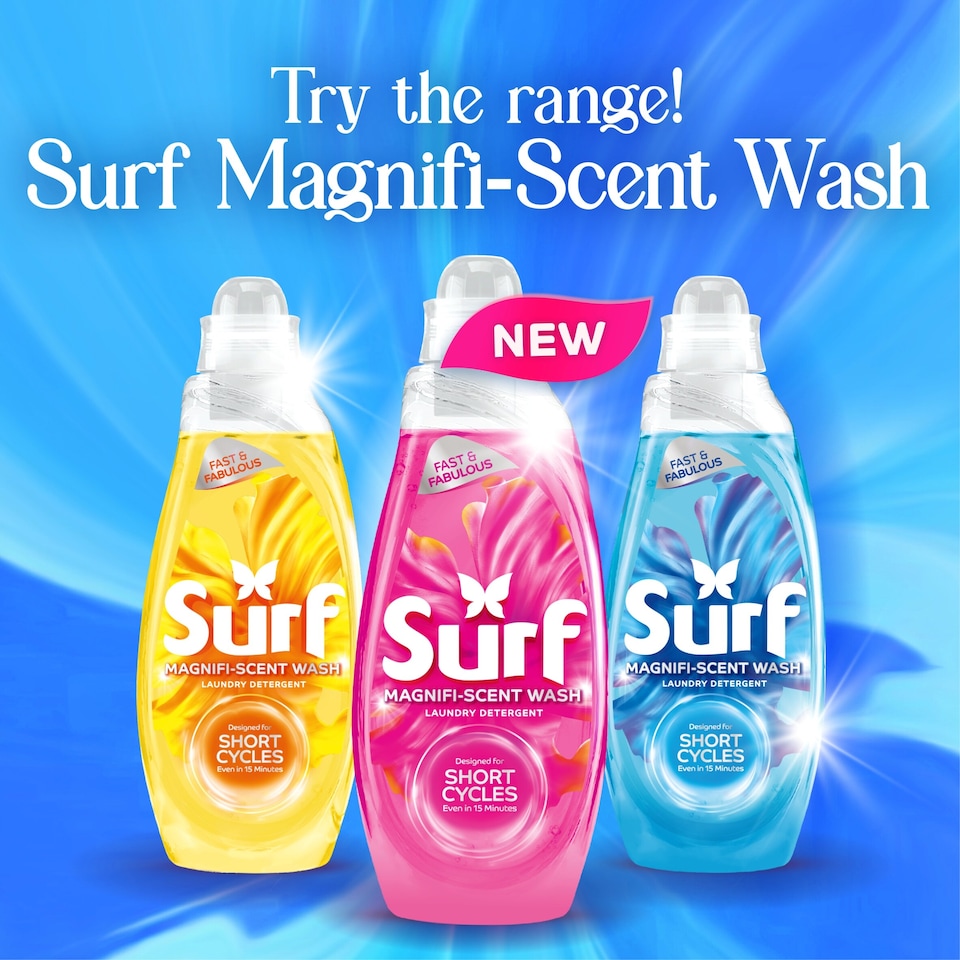 image 1 of Surf Magnifi-Scent Wash Aqua Bliss Laundry Detergent 31 Washes 837ml