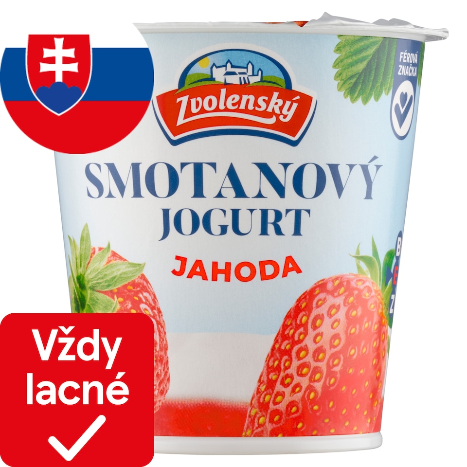 obrázok 1 z Zvolenský Smotanový jogurt jahoda 145 g