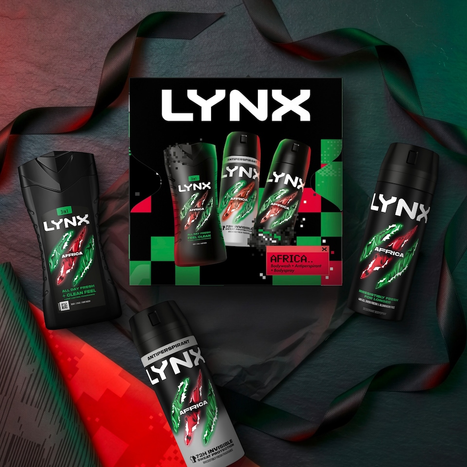 image 1 of Lynx Africa Trio Gift Set