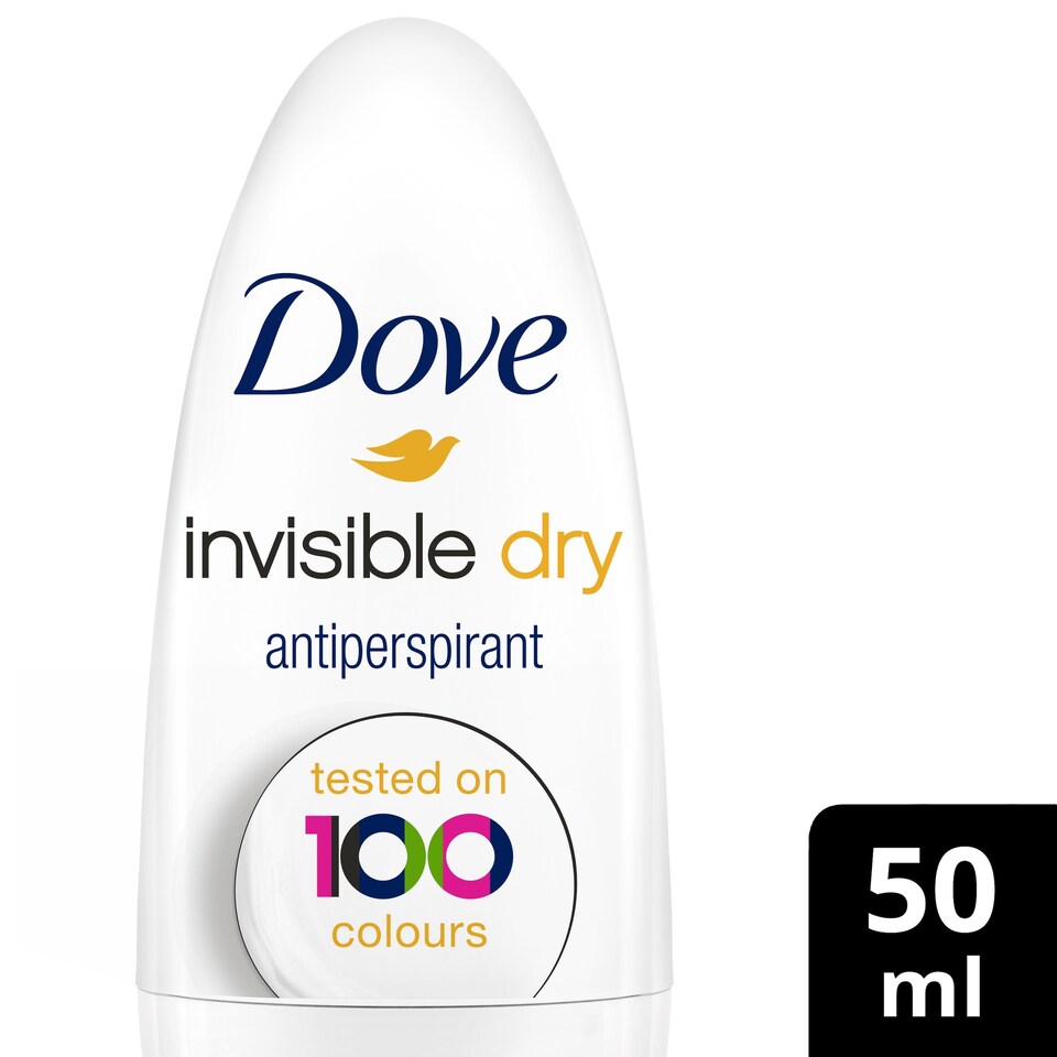 image 1 of Dove Invisible Dry Roll-On Antiperspirant Deodorant 50Ml