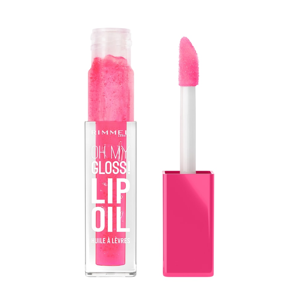 image 1 of Rimmel Oh My Gloss! Lip Oil Berry Pink 4.5ml