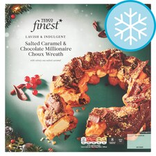 Tesco Finest Salted Caramel & Chocolate Millionaires Choux Wreath 472G