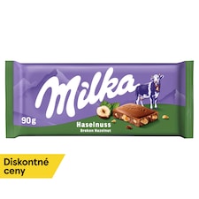 Milka Alpine Milk Chocolate with Broken Hazelnuts 90 g