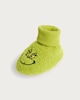 image 2 of The Grinch Fleece Booties in Green