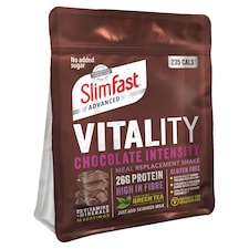 SlimFast Advanced Vitality Meal Replacement Shake Powder - Chocolate Intensity 400g