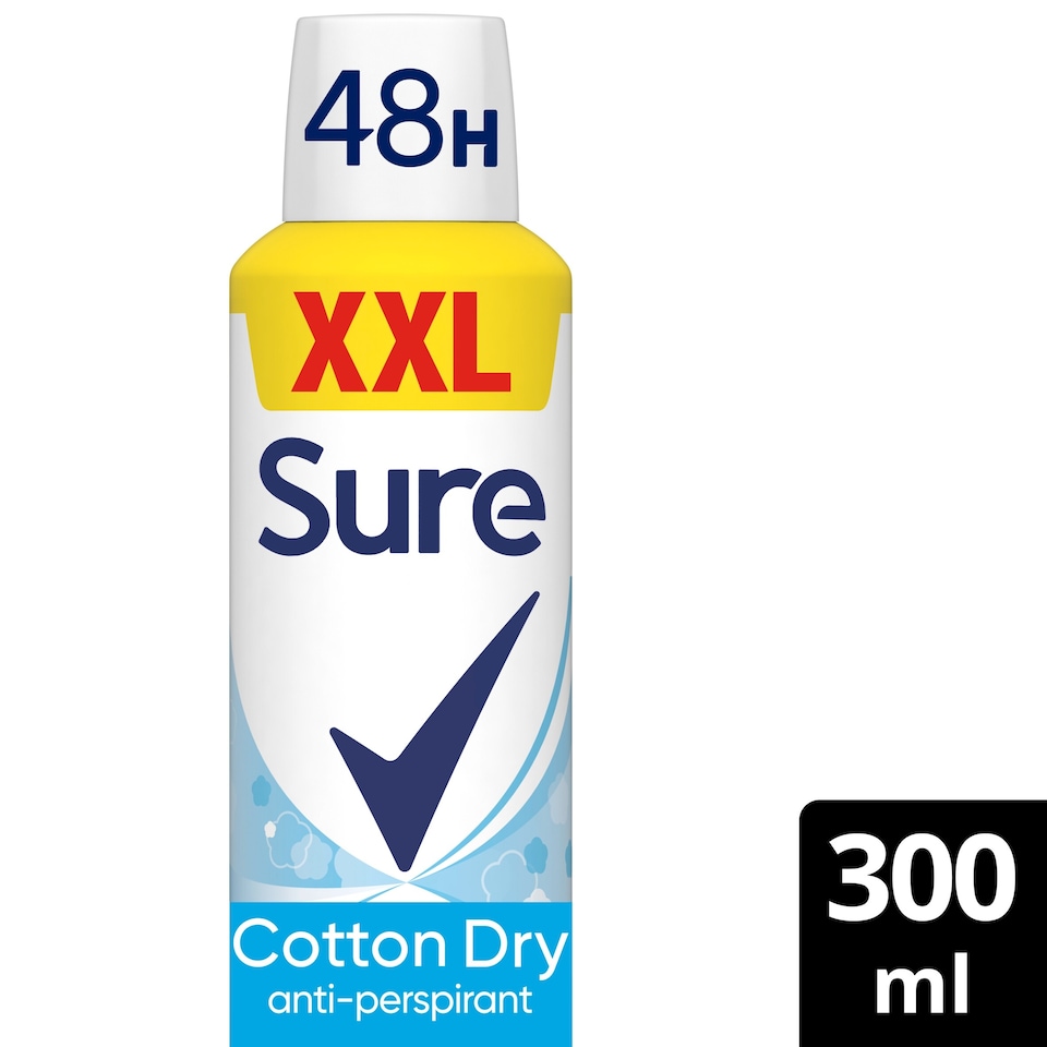 image 1 of Sure Women Cotton Antiperspirant Deodorant 300Ml