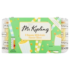 Mr Kipling 8 Banana Milkshake Flavour Slices