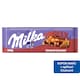 Obrázek 1 pro produkt Milka Almond caramel mléčná čokoláda z alpského mléka s mandlovo-kakaovou a karamelovou náplní 300 g